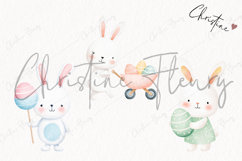 Watercolor Cute Easter Clipart | Easter PNG Product Image 3