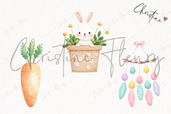 Watercolor Cute Easter Clipart | Easter PNG Product Image 3