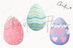 Watercolor Cute Easter Clipart | Easter PNG Product Image 3