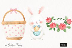 Watercolor Cute Easter Clipart | Easter PNG Product Image 1