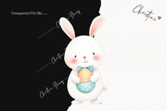 Watercolor Cute Easter Clipart | Easter PNG Product Image 2