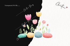 Watercolor Cute Easter Clipart | Easter PNG Product Image 2