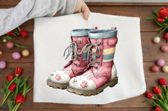 Cute Easter Bunny Boots Clipart Product Image 3