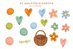 Download Cute Easter Bunny Rabbit Eggs Watercolor Clipart Spring png for invitation, t-shirt designs, sublimation designs, tumbler, kids printable digital dtf