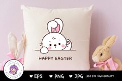 Cute bunny clipart rabbit kawaii animals easter sublimation Product Image 3