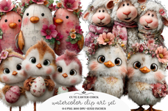 Cute easter chick clipart - Cute easter chick PNG Product Image 1