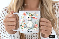 Cotton Tail Cutie Easter PNG | Easter PNG Product Image 2