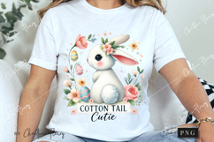 Cotton Tail Cutie Easter PNG | Easter PNG Product Image 3