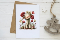 Cute spring lamb clipart Product Image 3