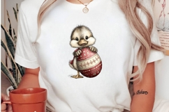 Cute easter ducks clipart Product Image 3