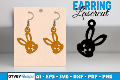 Cute Easter Earrings Lasercut Product Image 1