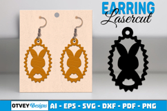 Cute Easter Earrings Lasercut Product Image 2