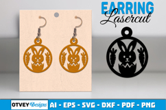 Cute Easter Earrings Lasercut BUNDLES Product Image 5