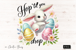 Hop Till You Drop Easter PNG | Easter PNG Product Image 4