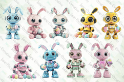 Cute Easter Robot Sublimation Bundle Product Image 2