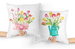 Sublimation easter design, spring flowers, eggs Product Image 4