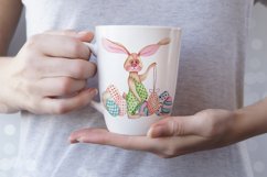 Sublimation easter design, spring flowers, eggs Product Image 5