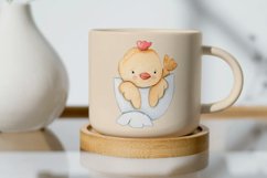 Cute Easter Watercolor Clipart, Easter kids and animals Product Image 7