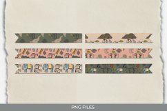 Cute Elephant with Vintage Color Seamless Pattern Tape Product Image 1