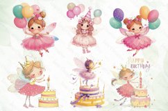 Cute Fairy Happy Birthday Sublimation Product Image 4