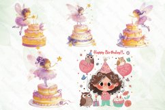 Cute Fairy Happy Birthday Sublimation Product Image 3