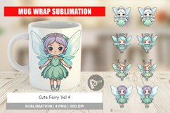 Mug Wrap Design Cute Fairy Product Image 1
