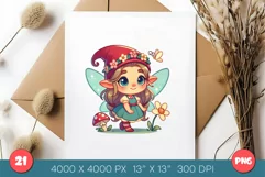 Cute Fairytale Gnomes. Tshirt, PNG. Product Image 2