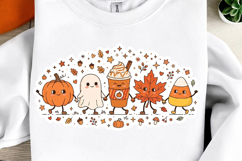 Cute Fall Autumn Halloween PNG Product Image 1