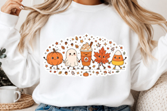 Cute Fall Autumn Halloween PNG Product Image 2