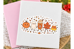 Cute Fall Autumn Halloween PNG Product Image 3