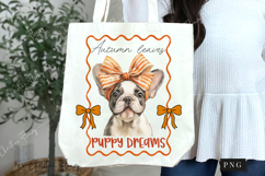 Cute Fall Puppy Dreams PNG Product Image 5