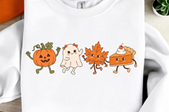 Cute Fall Doodle Characters PNG Product Image 1
