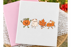 Cute Fall Doodle Characters PNG Product Image 3