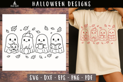 Cute Fall Ghosts Halloween SVG