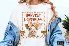 Cute Fall Harvest Happiness PNG Product Image 4