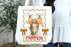 Cute Fall Hay There Pumpkin PNG Product Image 5