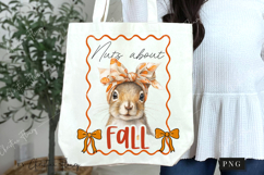 Cute Fall Nuts About Fall PNG Product Image 5