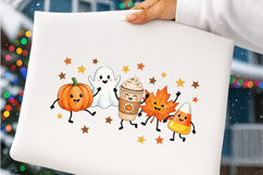 Cute Fall PNG, Pumpkin Ghost Candy PNG Product Image 4