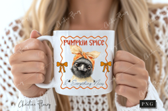 Cute Fall Pumpkin Spice PNG Product Image 2
