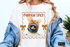 Cute Fall Pumpkin Spice PNG Product Image 4