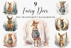 watercolor fantasy Baby Deer, fairy tales clipart, sublimation nursery wall art, cute children Cute Fantasy Baby Deer Clipart PNG Scrapbooking Nursery Art Image Watercolor Transparent Print illustration designs sublimation kids Fairy Tale Children&#039;s book