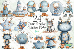 Cute Festive Winter PNG Sublimation Product Image 1