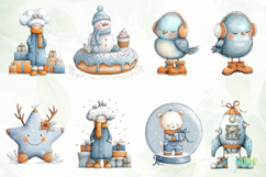 Cute Festive Winter PNG Sublimation Product Image 4