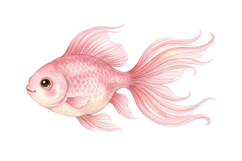 Cute Fish Png | Cute Mermaid Png Product Image 1