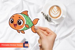 Cute Fish Sticker, Colorful Fish Decals, Cute Fish Wall Art Product Image 1