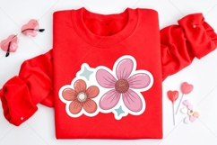 Cute Floral Printable Sticker PNG, Inspirational Sticker Product Image 3