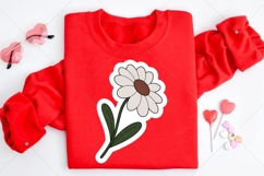 Cute Floral Printable Sticker PNG, Inspirational Sticker Product Image 3