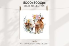 Cute Floral Baby Cow Flowers Watercolor Clipart PNG Highland Transparent t-shirt designs sublimation kids printable digital nursery wall art farm animals watercolor floral baby cow png, highland cow clipart, cow couple, farm animals clip art, sublimation