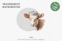 Cute Floral Baby Cow Flowers Watercolor Clipart PNG Highland Transparent t-shirt designs sublimation kids printable digital nursery wall art farm animals watercolor floral baby cow png, highland cow clipart, cow couple, farm animals clip art, sublimation