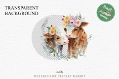 Cute Floral Baby Cow Flowers Watercolor Clipart PNG Highland Transparent t-shirt designs sublimation kids printable digital nursery wall art farm animals watercolor floral baby cow png, highland cow clipart, cow couple, farm animals clip art, sublimation
